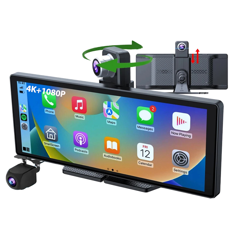 Car Dash Cam - Видеорегистратор CarPlay с двумя камерами (фронтальная
