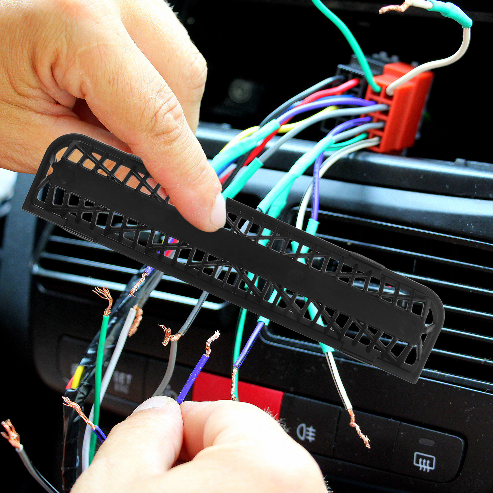 Car Accessories Rear - 3 шт. Защитные накладки на центральные