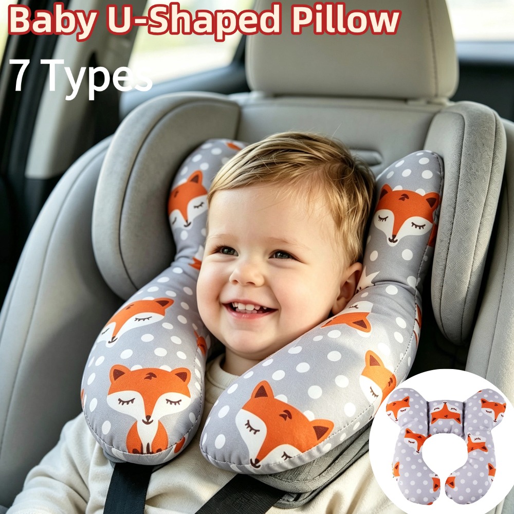 Car Accessories Nearby - 1 шт. Детская U-образная дорожная подушка