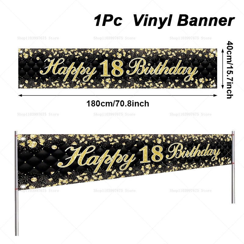 Баннер с 18-м днем рождения, у – обзор и цена Car Accessories Banner