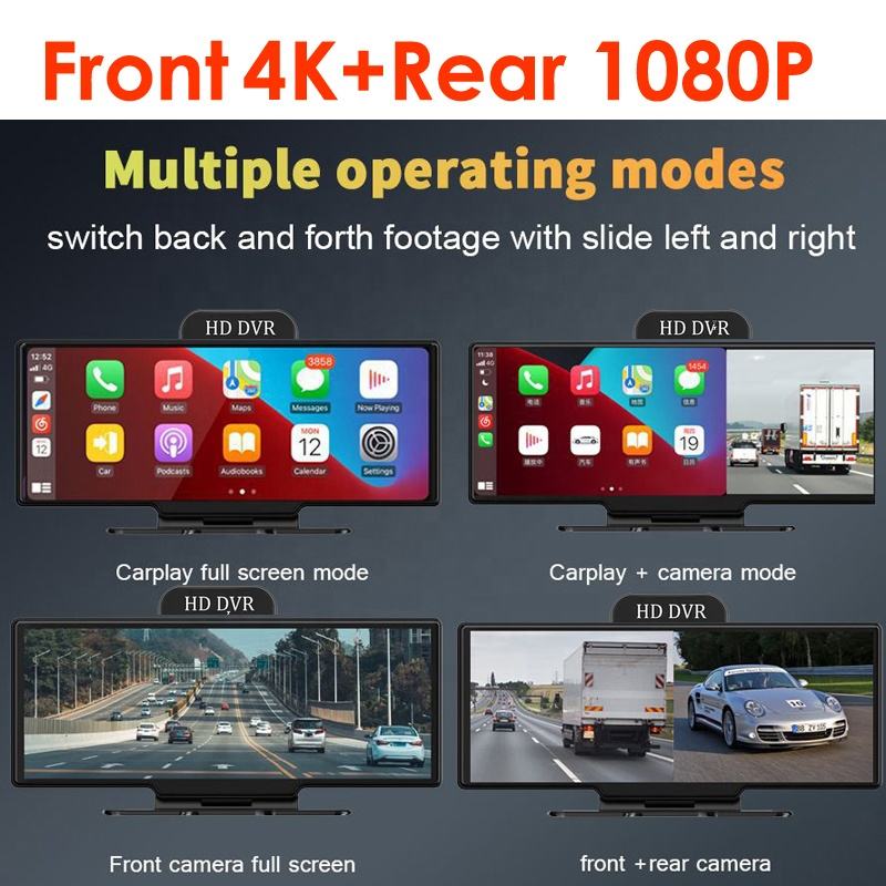Беспроводной CarPlay 4K видеор – обзор и цена Car Dash Cam