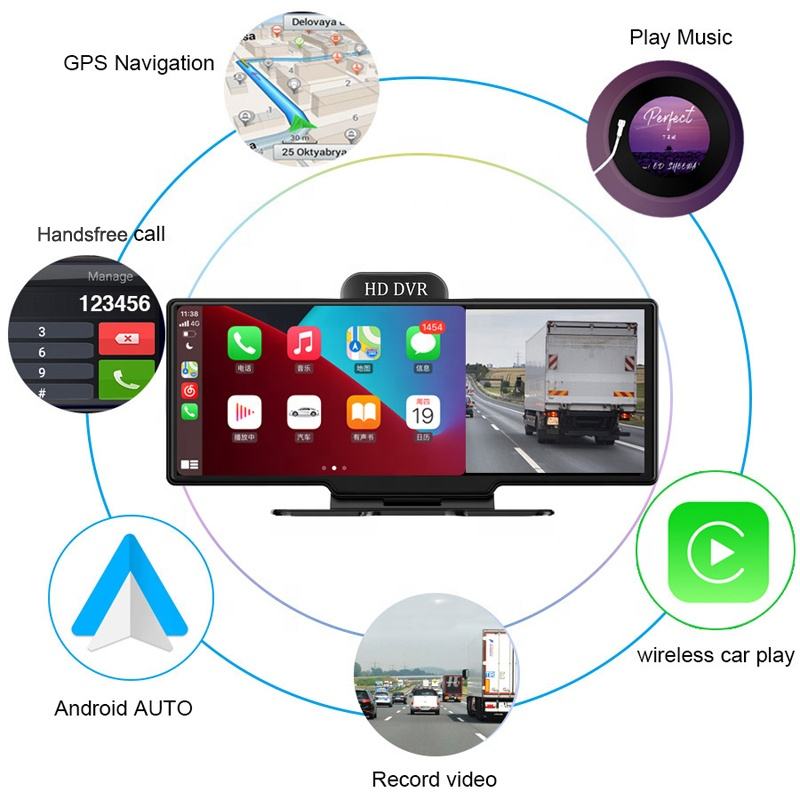 Беспроводной CarPlay 4K видеор – обзор и цена Car Dash Cam